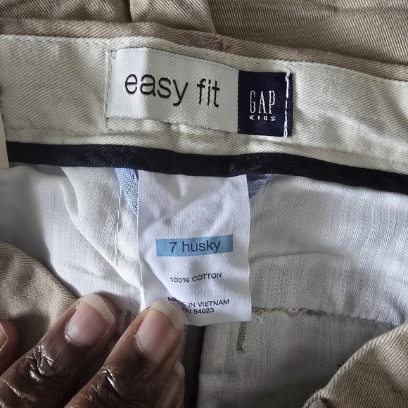 Gap Kids Boys Husky Khaki Tan Pants Size 7 - Picture 3 of 3